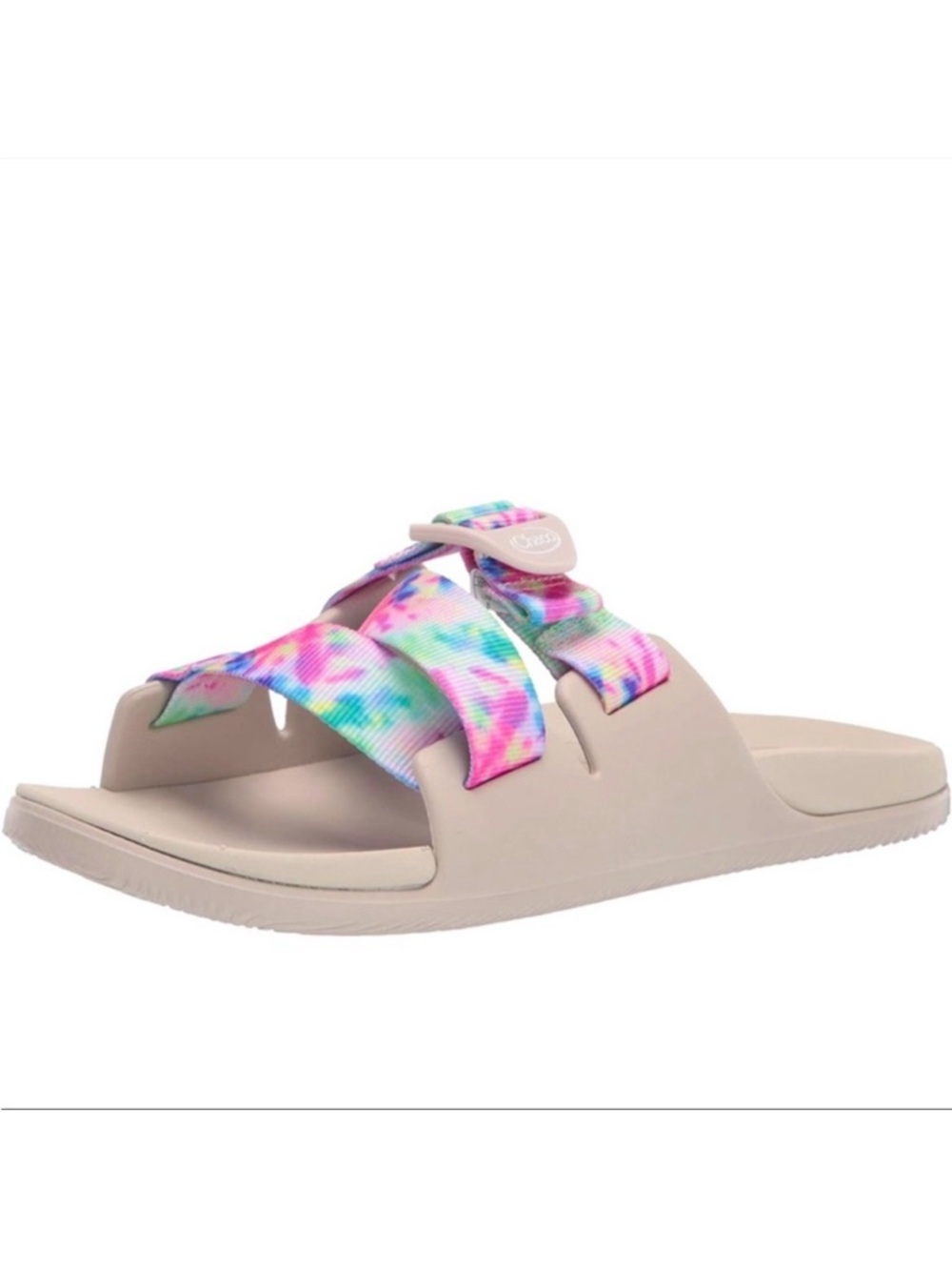 CHACO CHILLOS HASH SLIDE SANDAL - WOMEN'S Sandal with Tie-Dye Straps /8